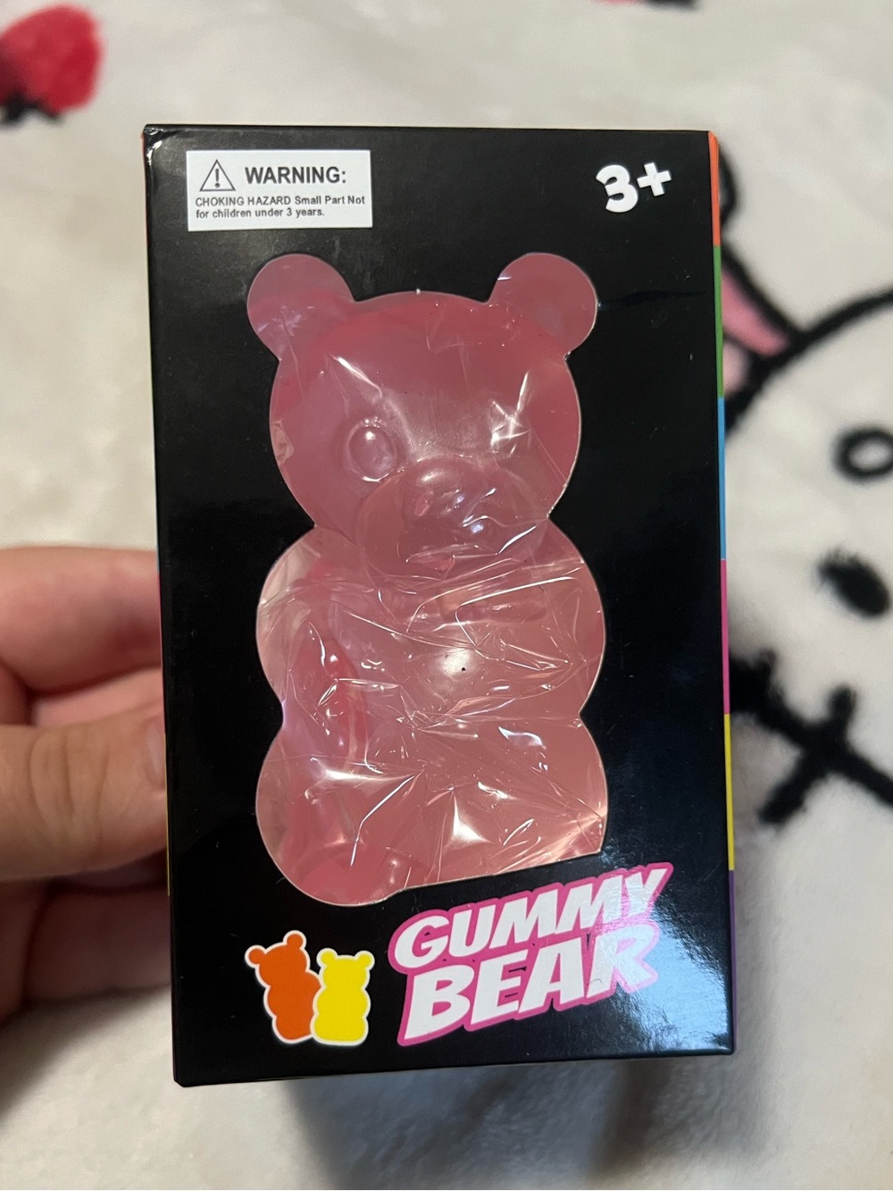 Gummy Bear Pink Kids Squish Toy